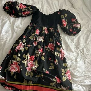Victor Costa rose dress